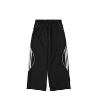 Y2K GorpCore Black / S HOUZHOU Baggy Pants for Men Parachute Vintage Oversize Joggers Harajuku Streetwear Sweatpants Black Wide Leg Trousers Male