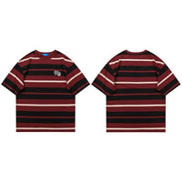 Y2K GorpCore Rouge / S T Shirt Homme Streetwear T Shirt Homme Streetwear | Y2K-GorpCore™