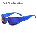 Y2K GorpCore Bleu Sunglasse GorpCore Sunglasse GorpCore | Y2K-GorpCore™