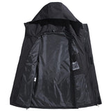 Y2K  10XL 12XL Plus Size Windbreaker Men Waterproof Jacket Solid Color Black Windbreaker Coats Male Big Size Outdoor Outerwear