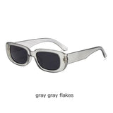 Y2K  D Fashion Small Frame Sunglasses Retro Trend Street Shooting Sunglasses Rectangular Sunglasses