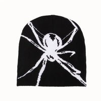 Y2K  black / One Size Knitting Cap Beanie Bonnet Y2k Beanies Fashion Print Men Women's Cap Warm Winter Hats Fashion Wool  Cold Caps Unisex Accessories