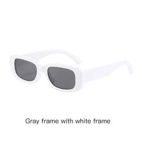 Y2K  B Fashion Small Frame Sunglasses Retro Trend Street Shooting Sunglasses Rectangular Sunglasses