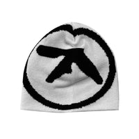 Y2K  WHITE / One Size Women's Hat Knitting Beanies Aphex Twin Caps Men Y2k Streetwear Winter Fashion Pullover Kpop Vintage Gothic Warm Hip Hop Unisex